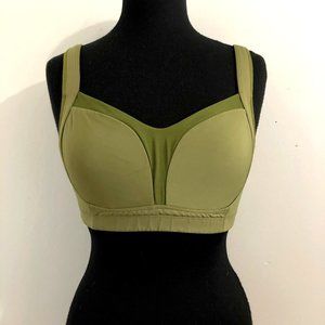 Lululemon Ta Ta Tamer III Olive Sports Bra 32C